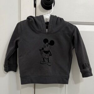 GAP Kids Dark Gray Mickey Mouse Hoodie